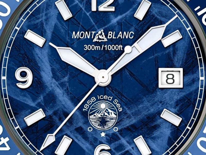 AUTOMATIC MEN'S WATCH STEEL/STEEL MONTBLANC 1858 ICE SEA MONTBLANC 129369